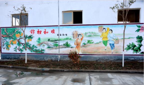 舒城乡镇文化墙 乡风文明焕发新活力