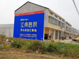 舒城农村墙体广告在不同形式上面展现的不同特色
