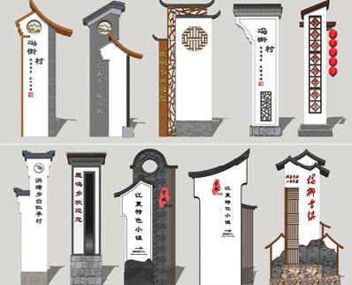 舒城美丽乡村标识标牌有哪些分类？